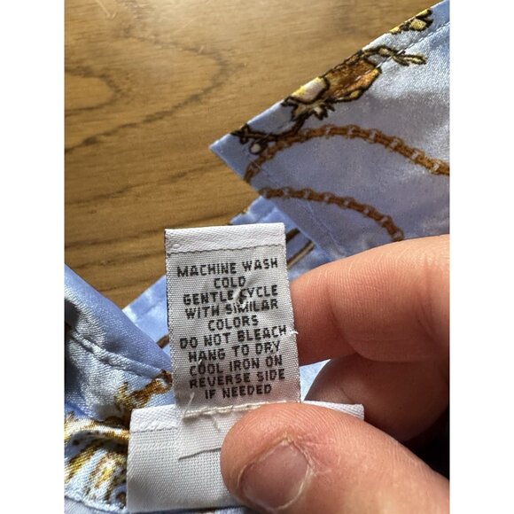 Rue 21 Women Size Large Long Sleeve Button Down Shirt Polyester Colorful Preppy - Picture 9 of 10